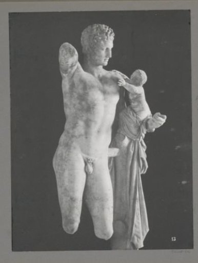 Statue of Hermes with the child Dionysos by Praxiteles