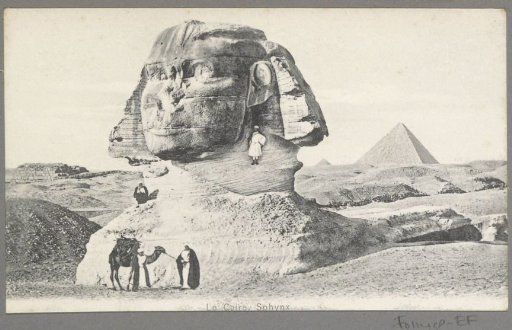 Sphinx near Cairo