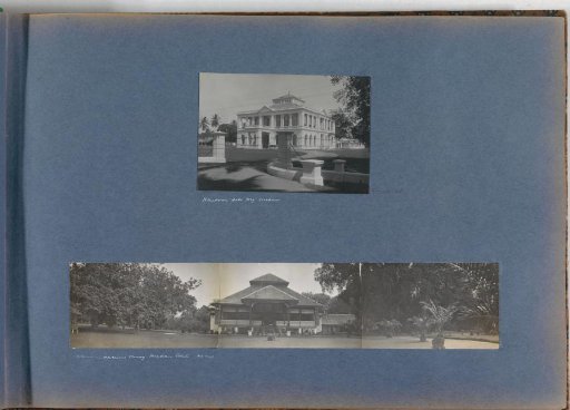 Residence with garden of the administrator of the Medan Estate of the Deli Company on Sumatra