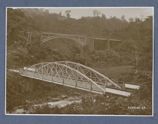 Bridges in the Anai Gorge on Sumatra