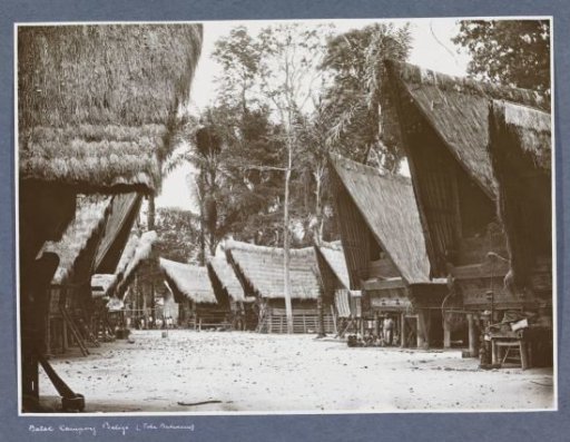 Balige village of the Toba Bataks on Sumatra