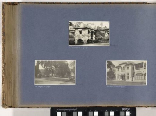 Exterior of the Rathkamp pharmacy and the 'home-luxury' shop of H. Spiegel in Yogyakarta