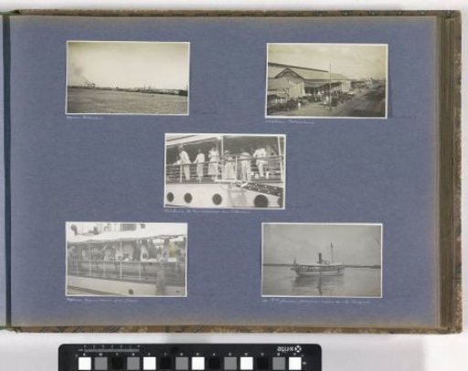 View of the harbour of Belawan on Sumatra