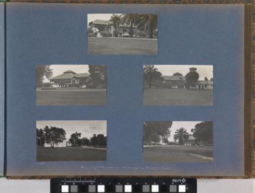 Exterior of the house and garden of the inspector of the Deli Company at Bindjai Langkat on Sumatra