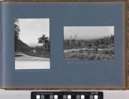 Landscape on Sumatra seen from Loeboek Rajah
