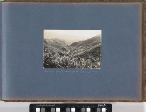 Landscape near Pintu Angin on Sumatra with a view of twelve hills