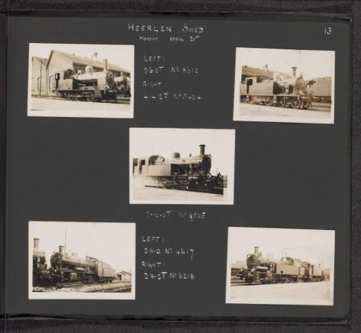 Locomotives at the Railway Yard in Heerlen