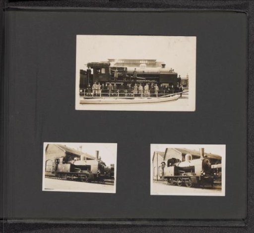 Members of the Stephenson Locomotive Society Posing with Locomotives in Roosendaal and Heerlen