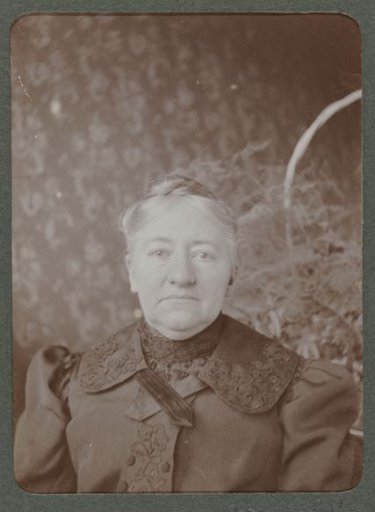 Portrait of a seated woman