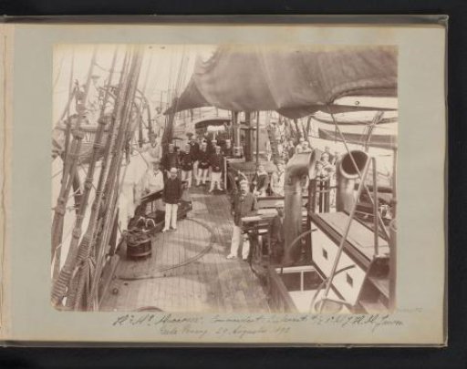 Crew on sailing ship the Macasser