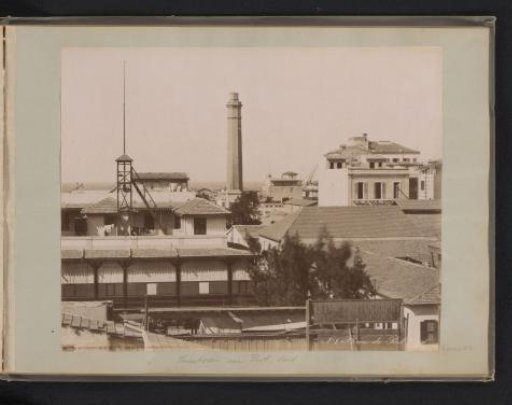 City view with the lighthouse of Port Said