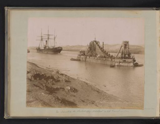 Steamship in the Suez Canal