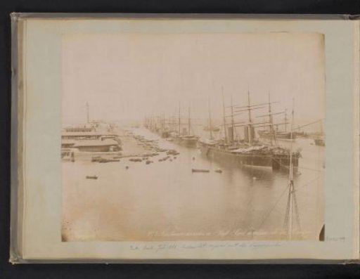 Sailing and steamships in Port Said
