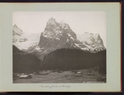 View of the Rosenlan Glacier from the Gschwand-Alp