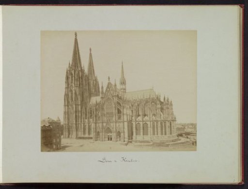 View of the north side of Cologne Cathedral