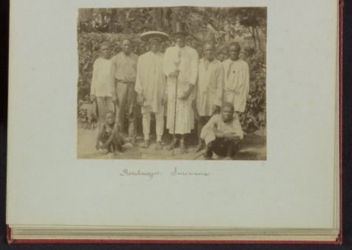 Group portrait of Maroons in Suriname