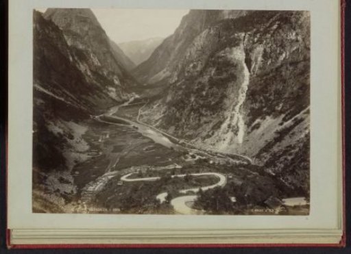 View of the Nærødalen in Norway