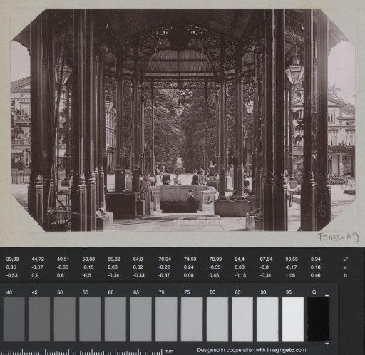 View of the Stahlbrunnenquelle at Pyrmont