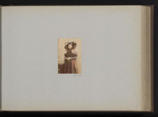 Portrait of a woman in Buckeburg traditional dress