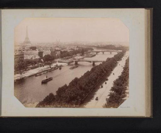 View of Paris with the Eiffel Tower and the Seine