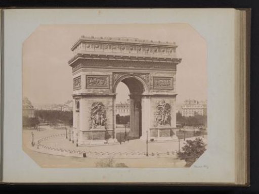 View of the Arc de Triomphe