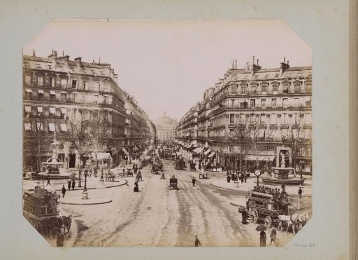 View of the Avenue de l'Opéra