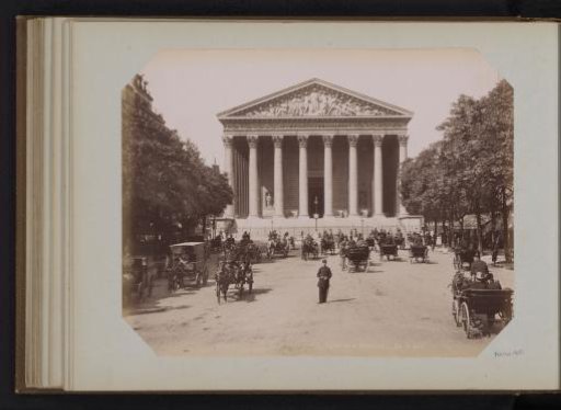 View of La Madeleine in Paris