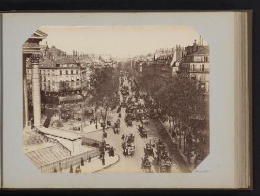 View of the Boulevard de la Madeleine