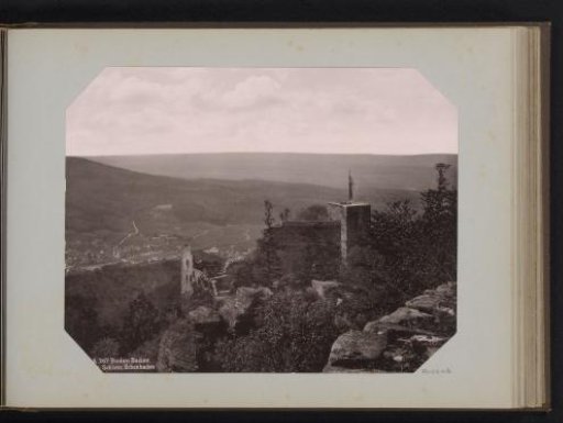 View of Hohenbaden Castle at Baden-Baden