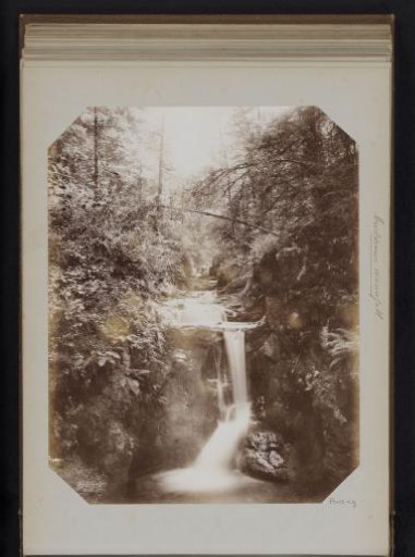 View of the Geroldsau Waterfall at Baden-Baden