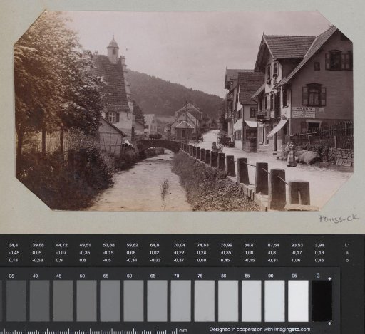View of the Gernsbach Street at Bad Herrenalb