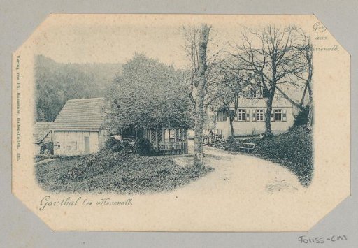 View of the Gaisthal Pension near Bad Herrenalb