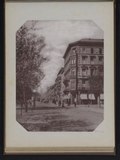 View of the Rheinstrasse in Wiesbaden