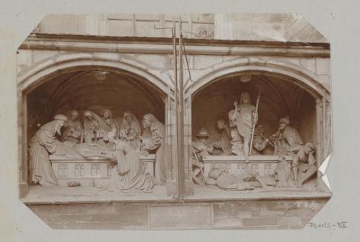 Relief of the Deposition and Resurrection of Christ in the Cathedral of Xanten