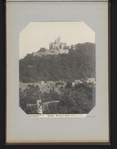 View of Wernigerode with the Castle