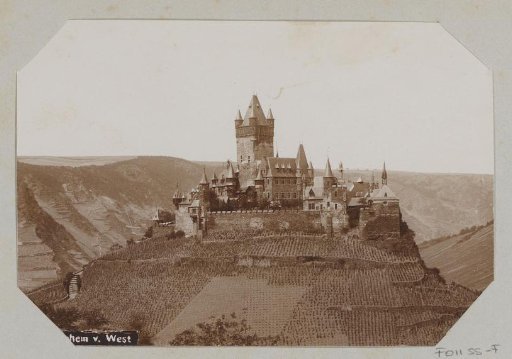 View of the west side of the Reichsburg Cochem