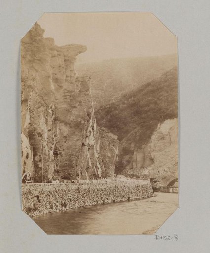 View of the rock Bunte Kuh along the Ahr