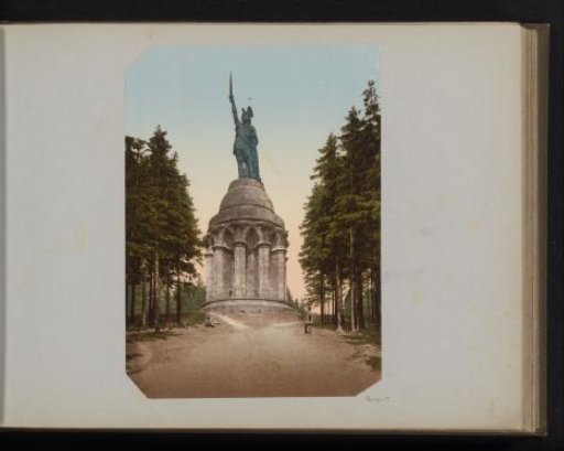 View of the Hermannsdenkmal at Detmold