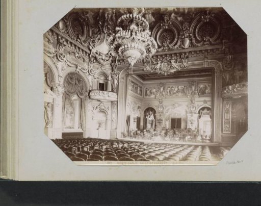 Interior of the Opéra de Monte-Carlo at Monaco