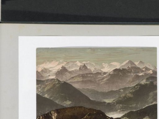 View of the Alps from the Pilatus in Switzerland