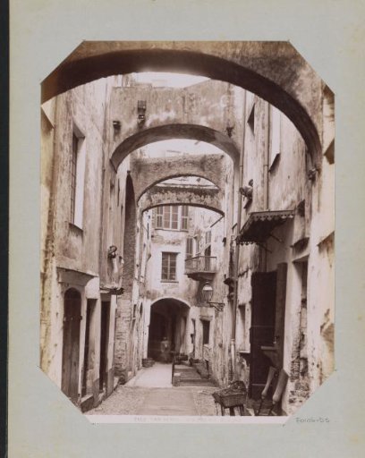Street view of the Via Palma at San Remo