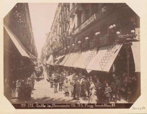 Street view of Calle de Ferran at Barcelona