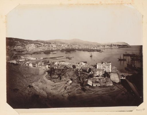 View of the harbour of Genoa