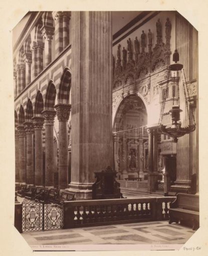Side aisle of the Cathedral of Genoa
