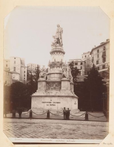 Monument to Christopher Columbus at Genoa