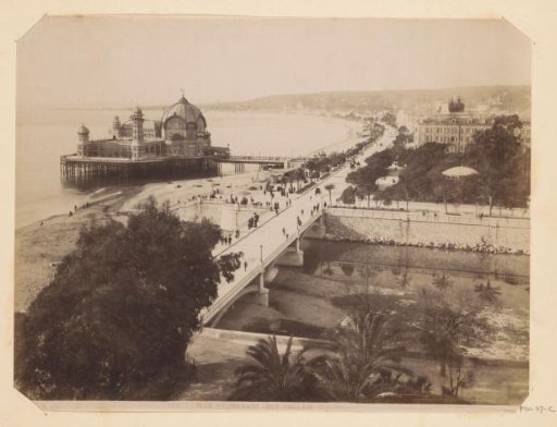 View of the Promenade des Anglais at Nice