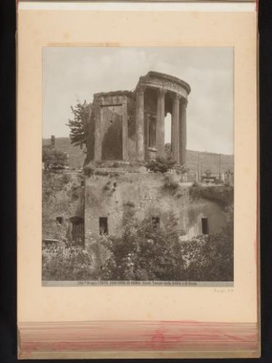 Ruin of the Temple of Vesta in Tivoli