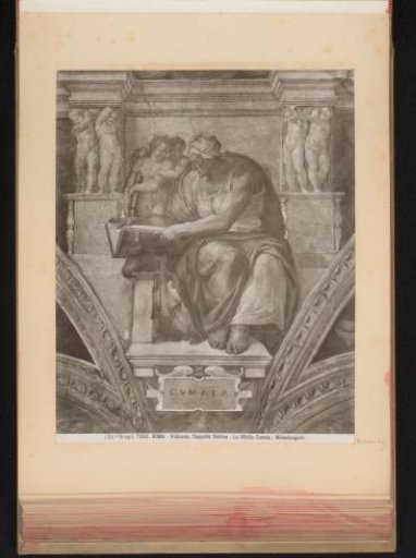 Fresco in the Sistine Chapel in Vatican City, depicting the Sibyl of Cumae
