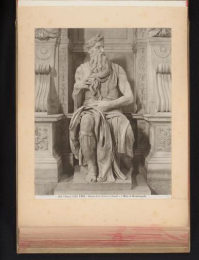 Sculpture in San Pietro in Vincoli, depicting Moses