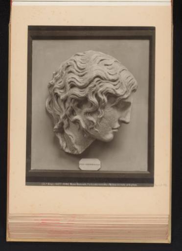 Sculpture in the Museo Nazionale Romano in Rome, (presumably) depicting the head of Medusa